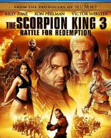 Scorpion King 3, The Battle For Redemption Blu-ray box art